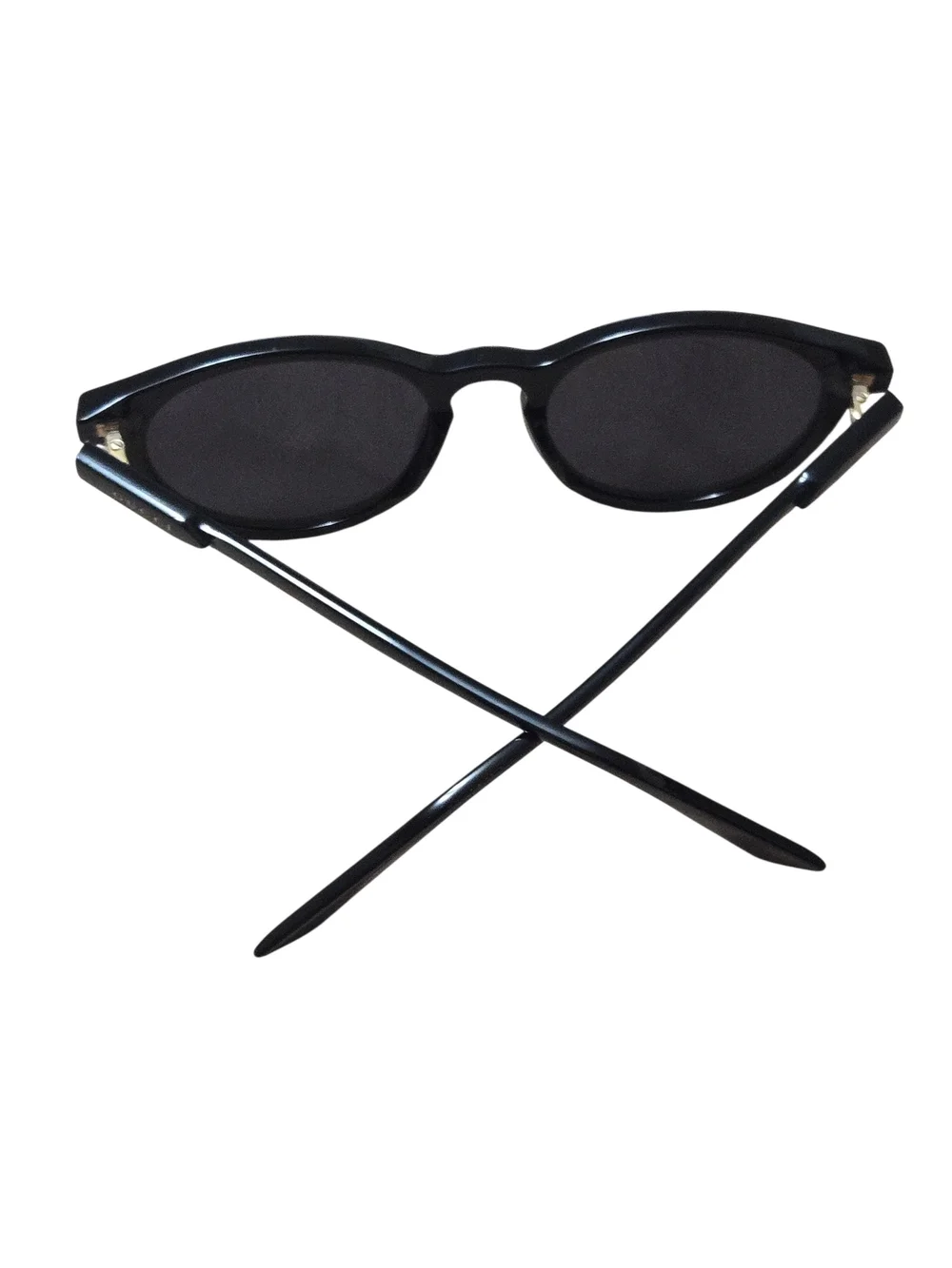 Gucci Black Sunglasses Arms with Gold Logo Detailing